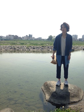 「アイテム（腕時計）」を使った、サトウリョウ  NORAさん（メンズ・181cm・20代）の夏コーディネート