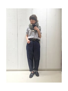 「JOURNAL STANDARD LUXE（ジャーナルスタンダード　ラックス）のアイテム」を使った、C.Hさん（レディース・164cm）の秋コーディネート