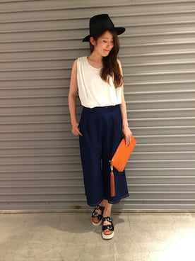 tomoeさん(レディース・161cm)の夏コーディネート