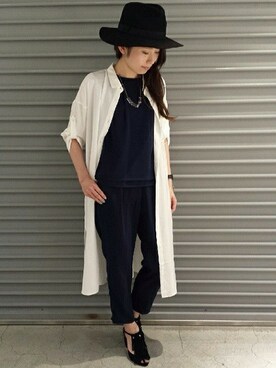 「A part by（アパートバイ）のアイテム（オールインワン・サロペット）」を使った、tomoeさん（レディース・161cm）の夏コーディネート