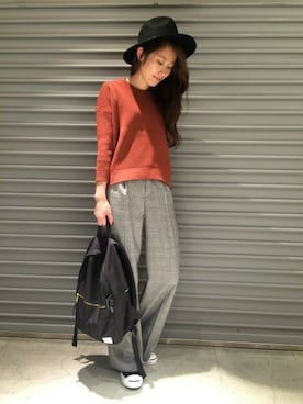 tomoeさん（レディース・161cm）の秋コーディネート