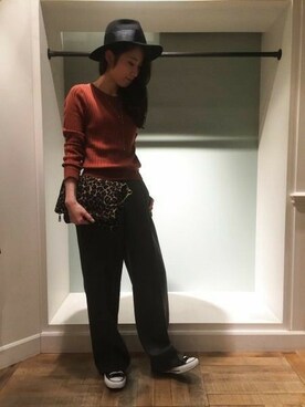 tomoeさん（レディース・161cm）の秋コーディネート