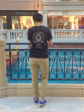 「BSX（ビーエスエックス）のアイテム」を使った、奇葩小童童さん（レディース・168cm）の夏コーディネート