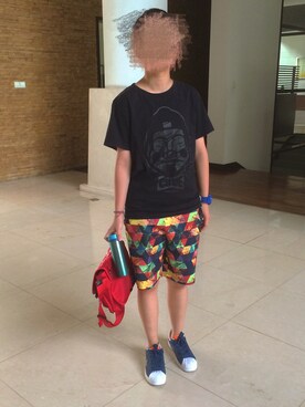 「BSX（ビーエスエックス）のアイテム」を使った、奇葩小童童さん（レディース・168cm）の夏コーディネート