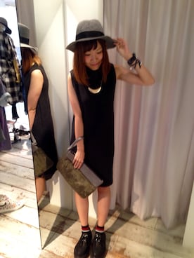 「アイテム（クラッチバッグ）」を使った、しのぴ(´ω｀)/さん（レディース・163cm・20代）の夏コーディネート