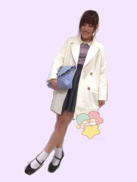「キキララ」｜「アイテム（ジャケット/アウター）」を使った、ぴょ~んさん（レディース・159cm）の秋コーディネート
