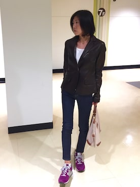「Felisi（フェリージ）のアイテム」を使った、じゅりがーＺさん（レディース・157cm）の秋コーディネート