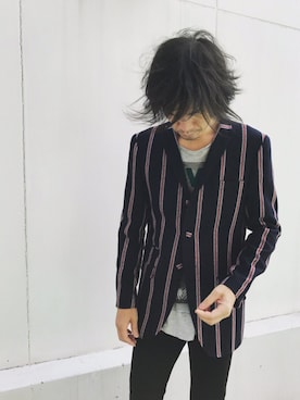 「TEDDY(テディ)のアイテム」を使った、Takemoriさん(メンズ・176cm)の秋コーディネート