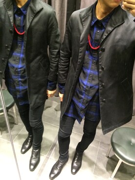 赤 青 黒 のメンズ人気ファッションコーディネート Wear