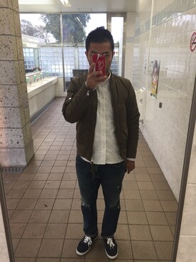 「nonnative（ノンネイティブ）のアイテム（ブルゾン）」を使った、MAYBE TOMORROWさん（メンズ・172cm）の秋コーディネート