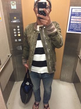 「nonnative（ノンネイティブ）のアイテム（ブルゾン）」を使った、MAYBE TOMORROWさん（メンズ・172cm）の秋コーディネート