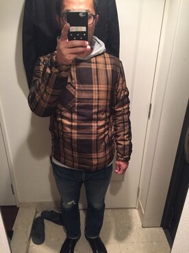 「nonnative（ノンネイティブ）のアイテム（ダウンジャケット/コート）」を使った、MAYBE TOMORROWさん（メンズ・172cm）の秋コーディネート
