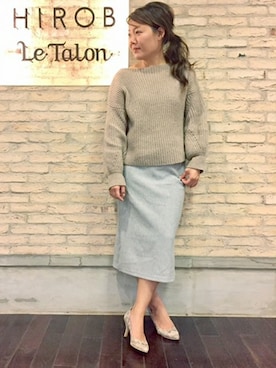 Le Talon 丸の内店スタッフさん(レディース・160cm)の冬コーディネート