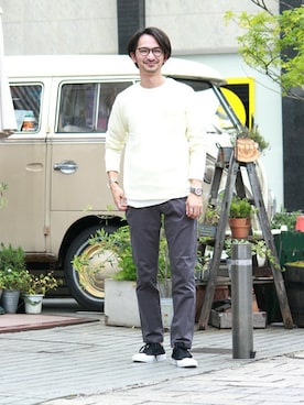 enoさん（メンズ・174cm）の秋コーディネート