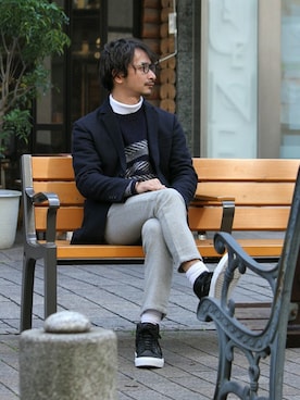 enoさん（メンズ・174cm）の秋コーディネート