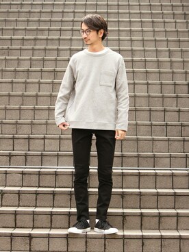 enoさん(メンズ・174cm)の冬コーディネート
