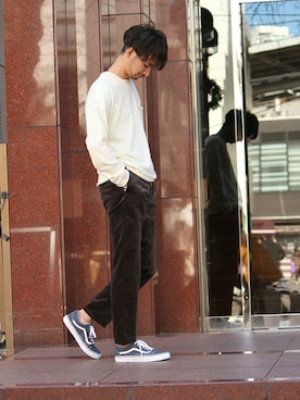 enoさん（メンズ・174cm）の冬コーディネート