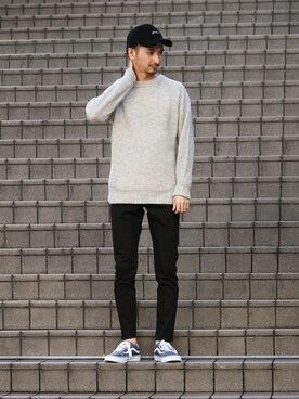 enoさん（メンズ・174cm）の冬コーディネート