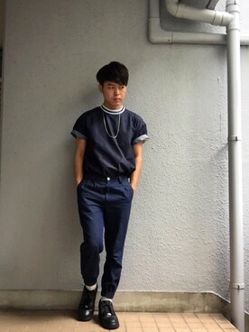 「MissMuch（ミスマッチ）のアイテム（パンツ）」を使った、こうすけ さん（メンズ・171cm）の春コーディネート