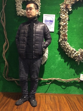 「LiSS（リス）のアイテム（ジャケット/アウター）」を使った、SHUNさん（メンズ・172cm）の冬コーディネート