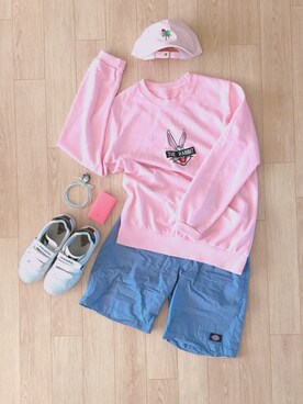 「NOのアイテム（帽子）」を使った、AilanKim🇰🇷さん（レディース・160cm）の秋コーディネート