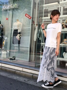 石川 瑠利子さん（レディース・165cm）の夏コーディネート