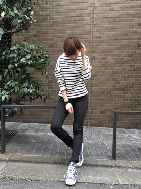 石川 瑠利子さん（レディース・165cm）の冬コーディネート