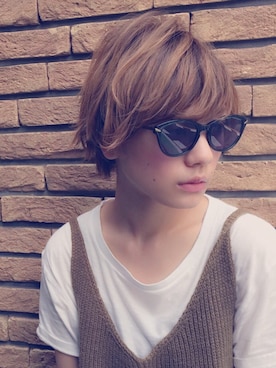 「good thing（グッドシング）のアイテム」を使った、石川 瑠利子さん（レディース・165cm）の夏コーディネート