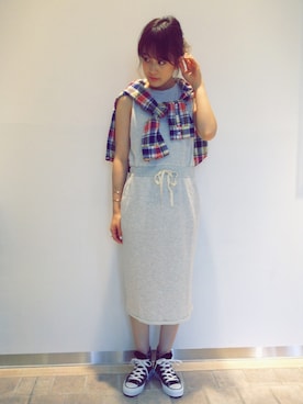 「N.（N. Natural Beauty Basic）（エヌエヌナチュラルビューティーベーシック）のアイテム（ワンピース/ドレス）」を使った、ｆｕｊｉ＊さん（レディース・160cm）の夏コーディネート