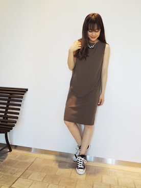「N.（N. Natural Beauty Basic）（エヌエヌナチュラルビューティーベーシック）のアイテム（ワンピース/ドレス）」を使った、ｆｕｊｉ＊さん（レディース・160cm）の夏コーディネート
