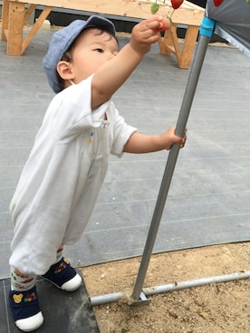 「Familiar （ファミリア）のアイテム（帽子）」を使った、chihiro.mさん（レディース・163cm）の秋コーディネート