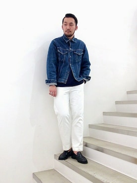 「FORK&SPOON」｜takeshimaさん（メンズ・180cm）の冬コーディネート