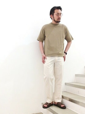 「FORK&SPOON」｜takeshimaさん（メンズ・180cm）の春コーディネート