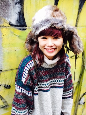 「白タートルネック」｜イヒラさん（レディース・157cm）の冬コーディネート