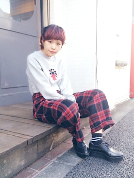 「アイテム（ドレスシューズ）」を使った、イヒラさん（レディース・155cm）の冬コーディネート