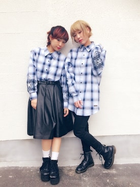 「PARADOX（パラドックス）のアイテム（トップス）」を使った、イヒラさん（レディース・155cm）の冬コーディネート