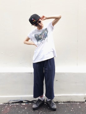 「johnsbyjohnny」｜イヒラさん（レディース・155cm）の夏コーディネート