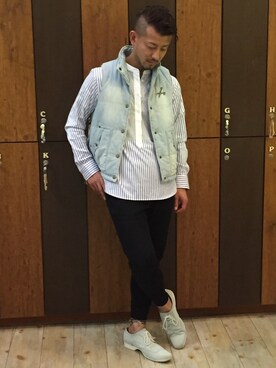「スエット」｜「アイテム（その他アウター）」を使った、Ryuさん（メンズ・167cm）の秋コーディネート