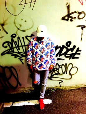 「JOYRICH」｜「アイテム（スウェット）」を使った、YU-TOさん（メンズ・167cm）の春コーディネート