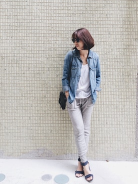 W.さん（レディース・164cm）の夏コーディネート