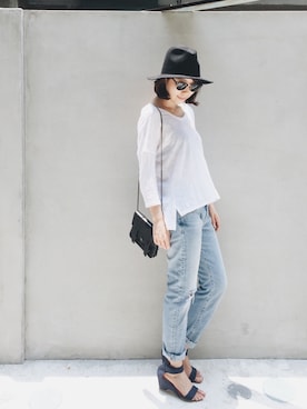 W.さん（レディース・164cm）の夏コーディネート