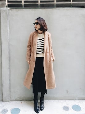 W.さん（レディース・164cm）の冬コーディネート