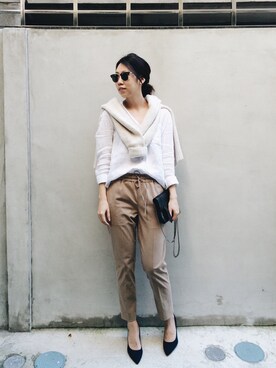 W.さん(レディース・164cm)の冬コーディネート