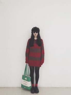 小谷実由さん（レディース・168cm）の冬コーディネート