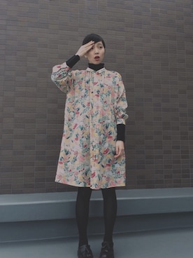 小谷実由さん（レディース・168cm）の冬コーディネート