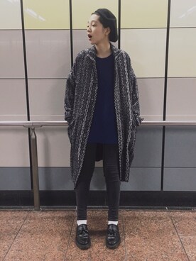 「sneeuw（スニュウ）のアイテム（ジャケット/アウター）」を使った、小谷実由さん（レディース・167cm）の秋コーディネート