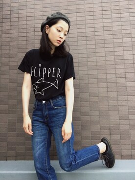 小谷実由さん(レディース・167cm)の秋コーディネート