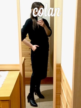 cさん（レディース・158cm）の冬コーディネート