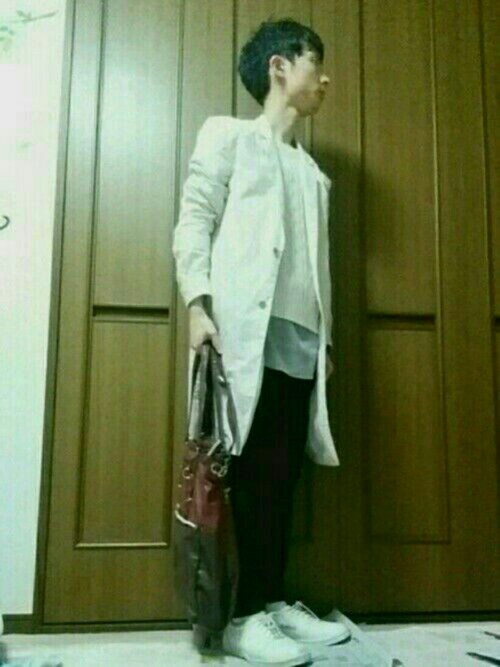 Akira ステンカラーコートを使ったコーディネート Wear