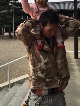「東洋エンタープライズ（トーヨーエンタープライズ）のアイテム（その他アウター）」を使った、Hirosukeさん（メンズ・173cm）の冬コーディネート